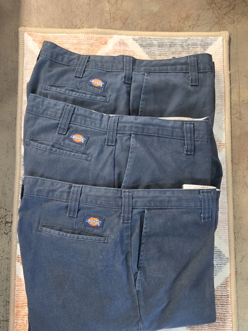 Dickies Men's Navy Blue Work Chinos - Classic Straight